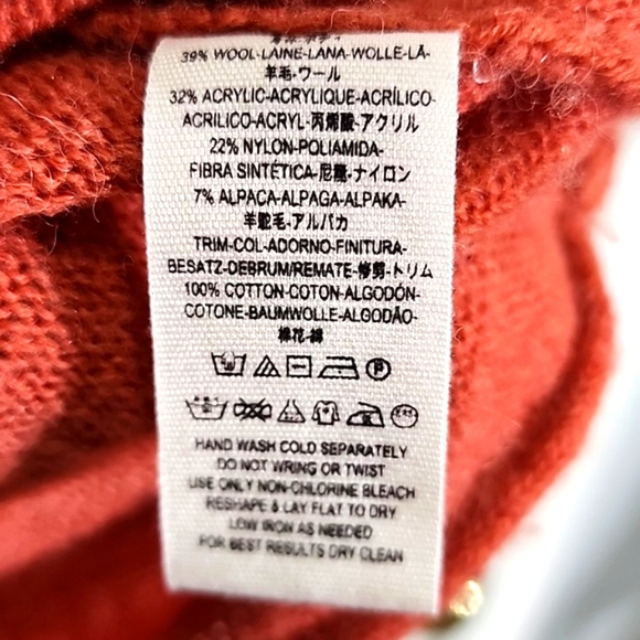 -Free People wool/ alpaca blend sweater size xs - Picture 6 of 7